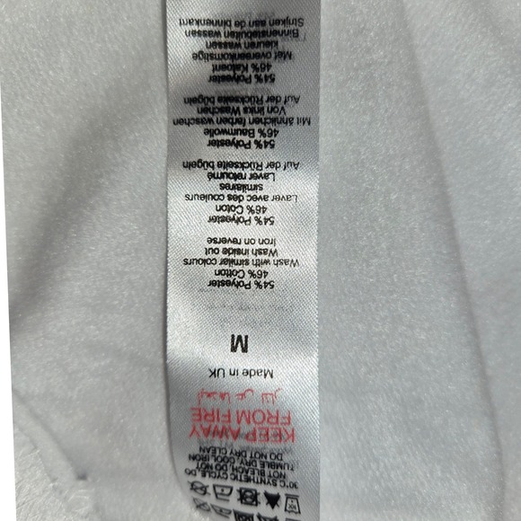 PrettyLittleThing White Colorado Mountains Oversized Sweatshirt Women's M - Picture 4 of 11